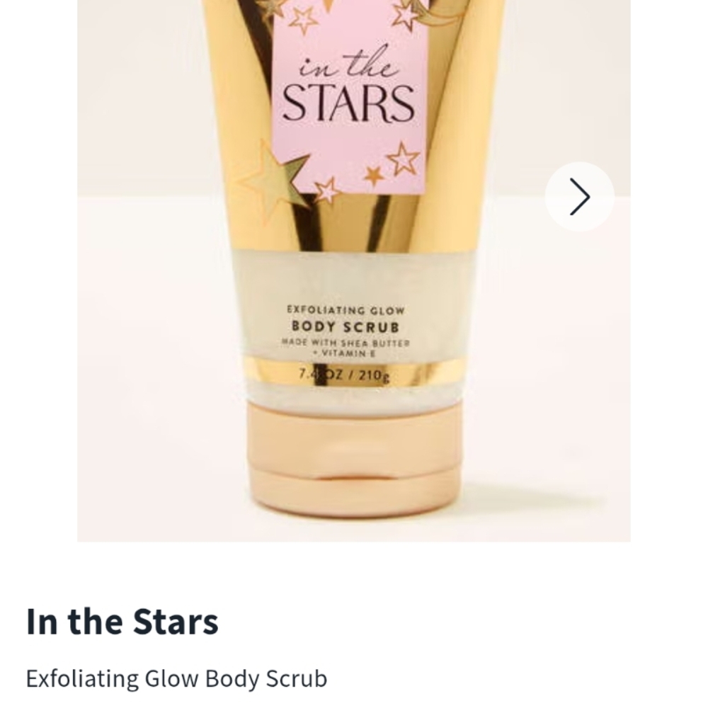 Bath & Body Works In the Stars Exfoliating Glow Scrub NWT NEW WITH TAG - Picture 1 of 10